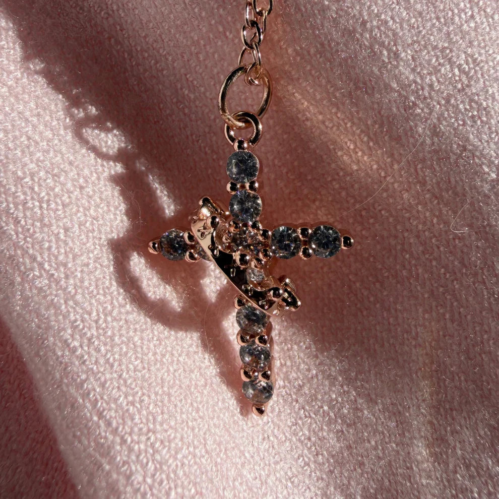 CrownCross™ – Rotating Cross & Crown Necklace